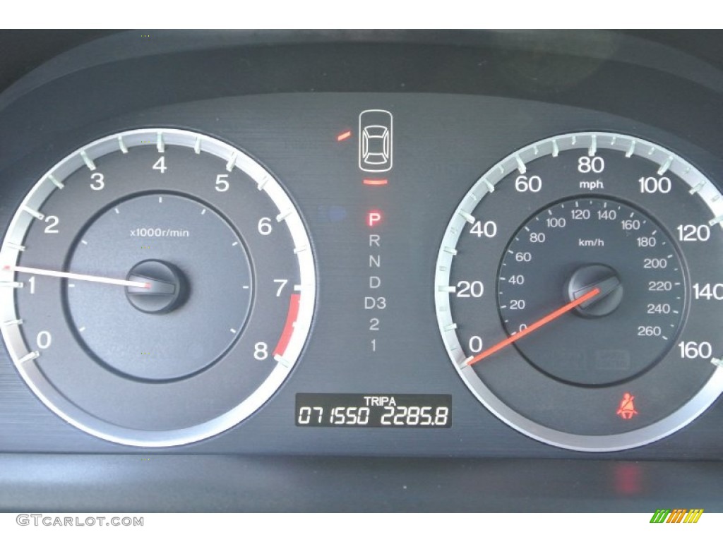 2008 Honda Accord EX-L Sedan Gauges Photo #89923845