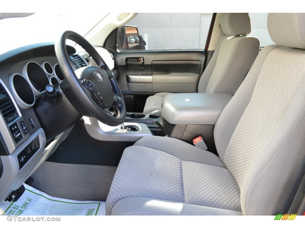 2010 Tundra TRD Double Cab 4x4 - Salsa Red Pearl / Graphite Gray photo #10