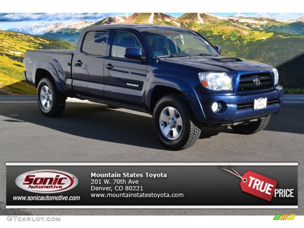 2006 Tacoma V6 Double Cab 4x4 - Speedway Blue / Graphite Gray photo #1