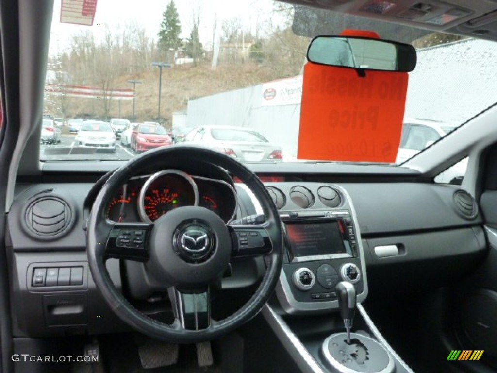 2008 Mazda CX-7 Grand Touring Black Dashboard Photo #89925150
