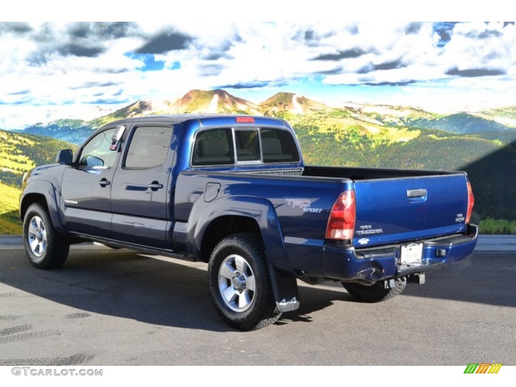 2006 Tacoma V6 Double Cab 4x4 - Speedway Blue / Graphite Gray photo #7