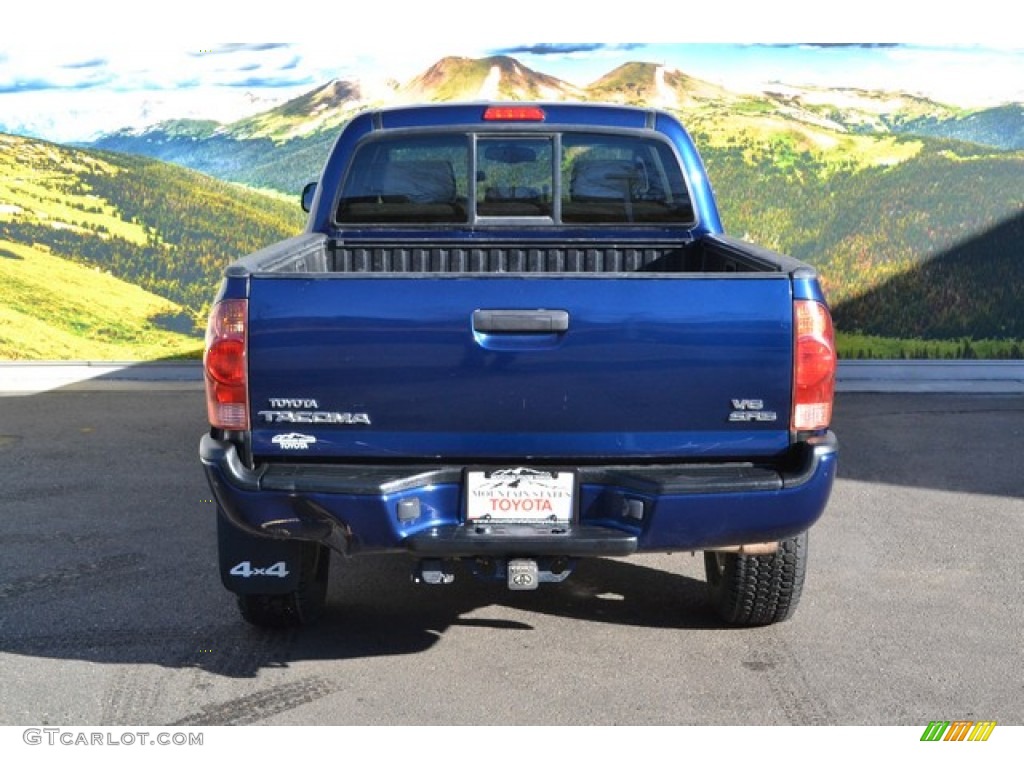 2006 Tacoma V6 Double Cab 4x4 - Speedway Blue / Graphite Gray photo #8