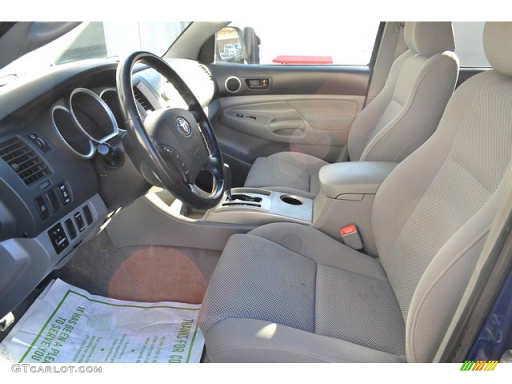 2006 Tacoma V6 Double Cab 4x4 - Speedway Blue / Graphite Gray photo #10