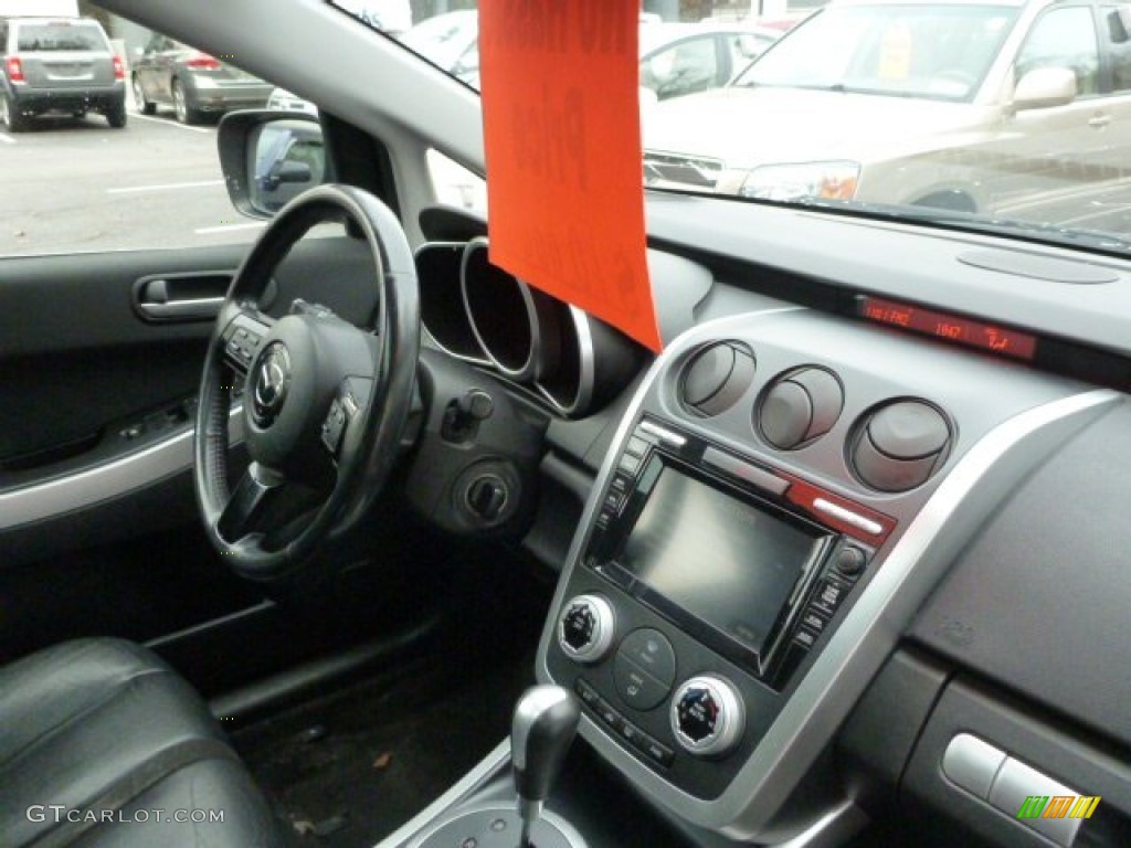 2008 Mazda CX-7 Grand Touring Black Dashboard Photo #89925306