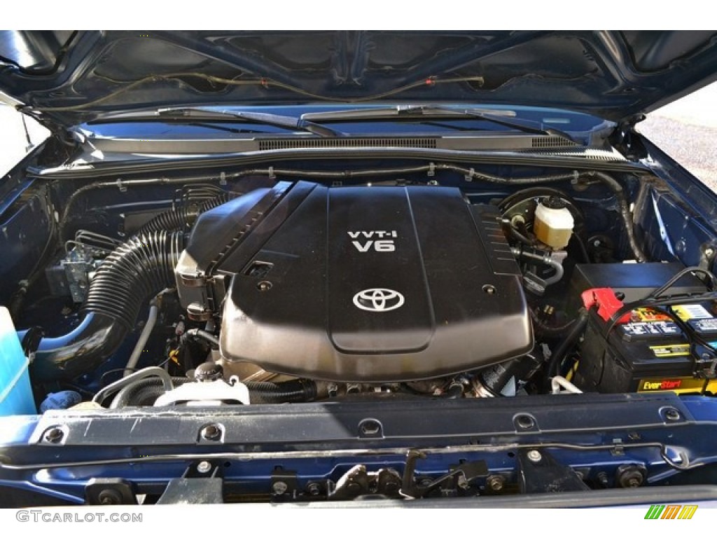 2006 Tacoma V6 Double Cab 4x4 - Speedway Blue / Graphite Gray photo #24