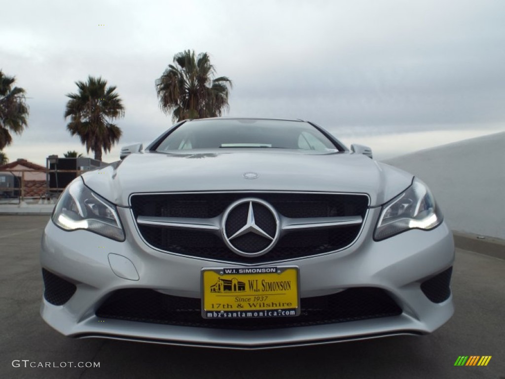 2014 E 350 Coupe - Iridium Silver Metallic / Black photo #2