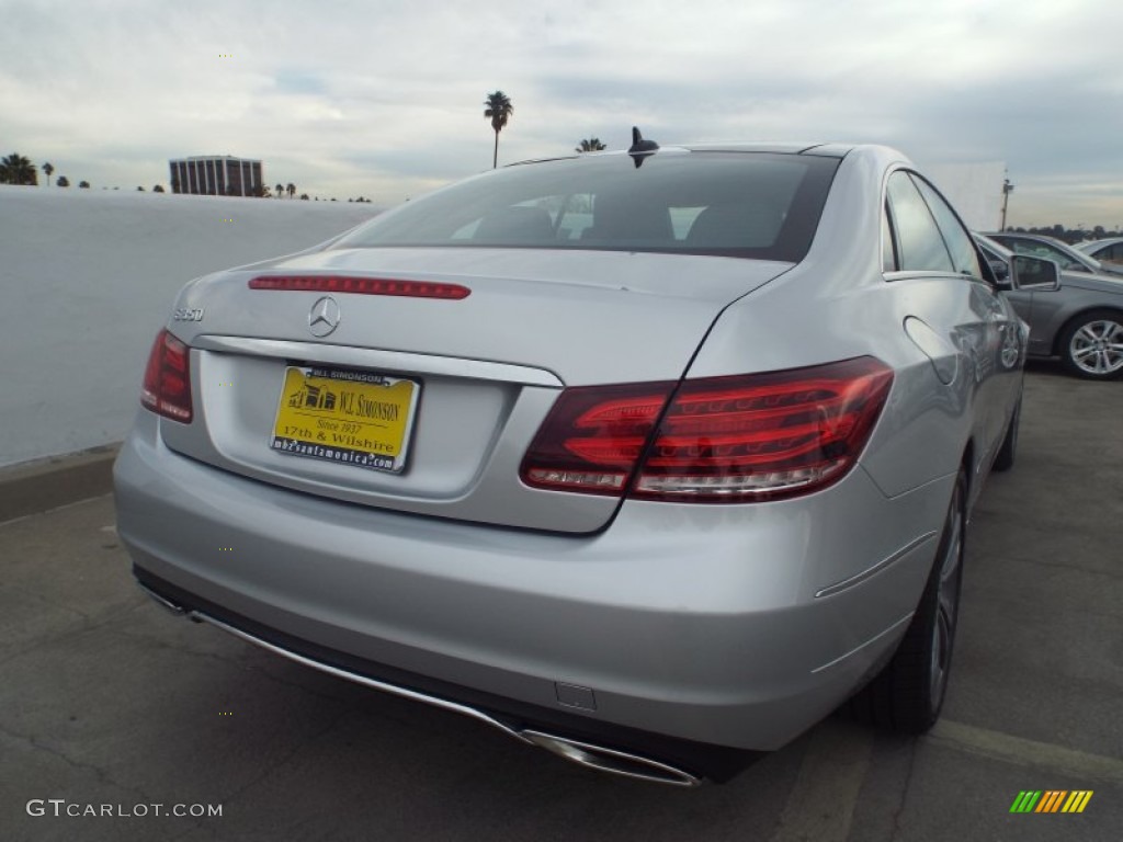 2014 E 350 Coupe - Iridium Silver Metallic / Black photo #4