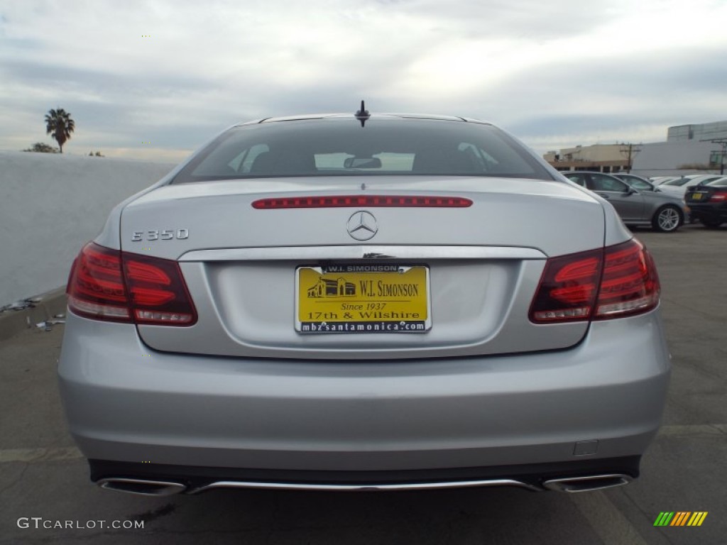 2014 E 350 Coupe - Iridium Silver Metallic / Black photo #5