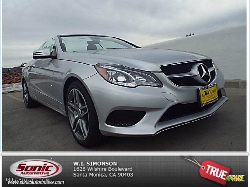 2014 E 350 Cabriolet - Iridium Silver Metallic / Grey/Black photo #1