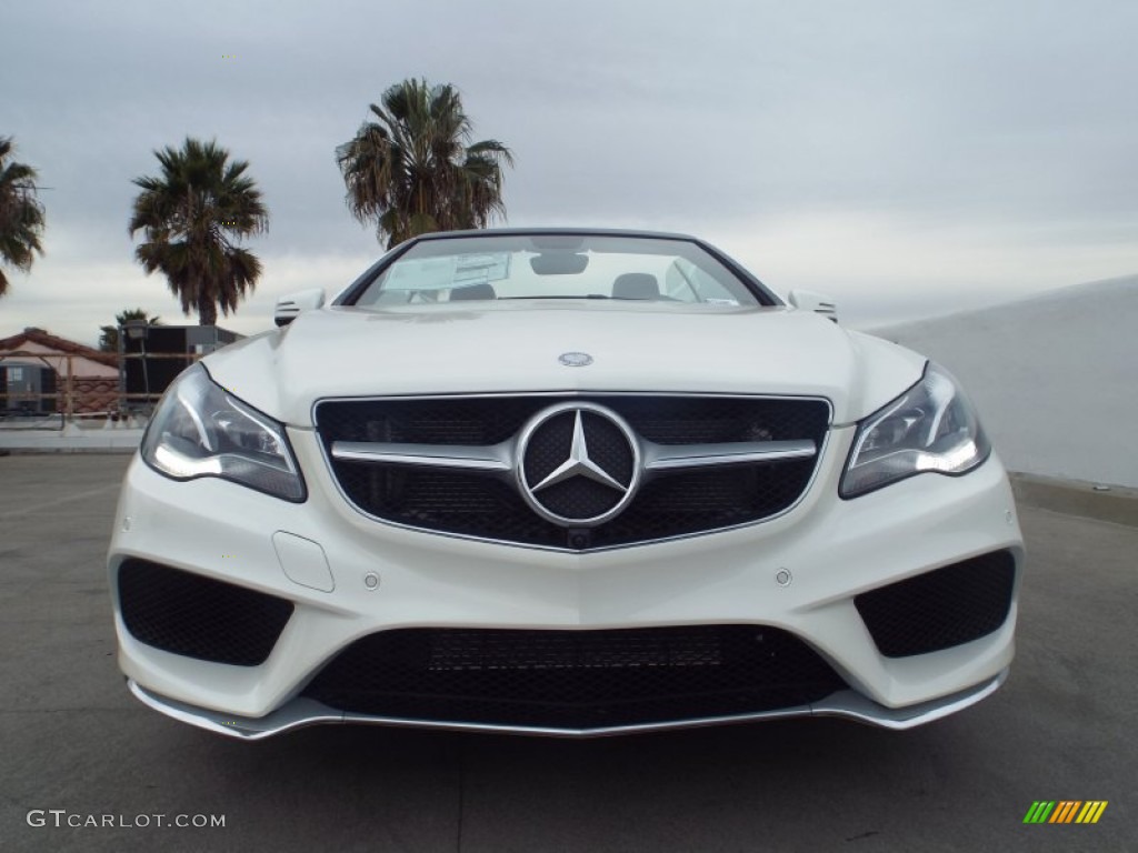 2014 E 550 Cabriolet - Diamond White Metallic / Black photo #2