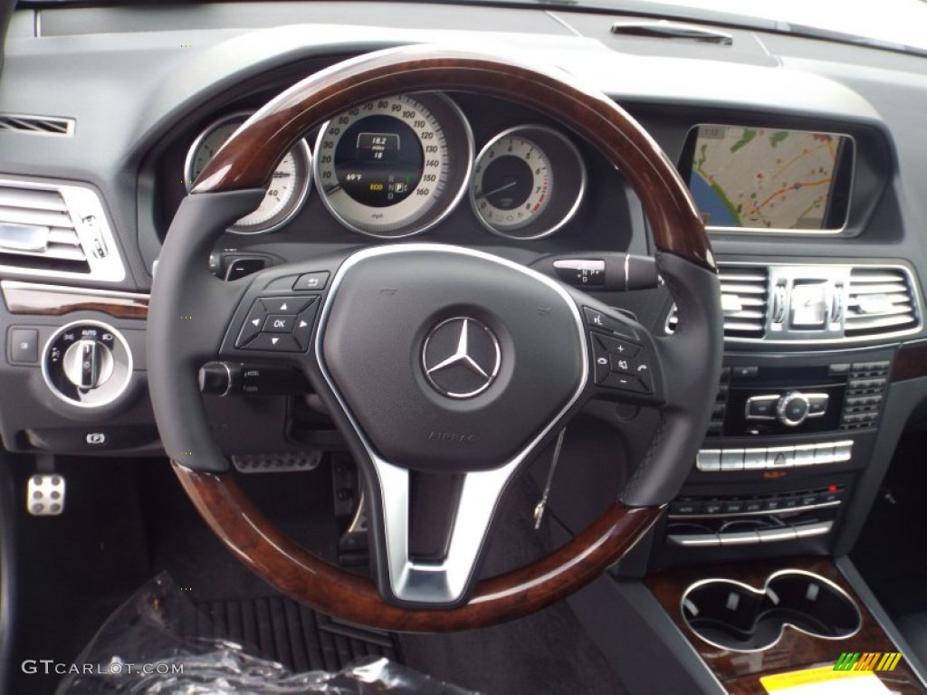 2014 E 550 Cabriolet - Diamond White Metallic / Black photo #9