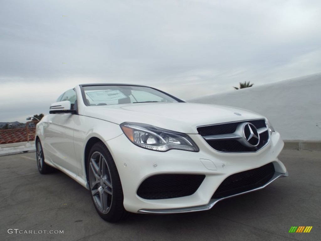 2014 E 550 Cabriolet - Diamond White Metallic / Black photo #11