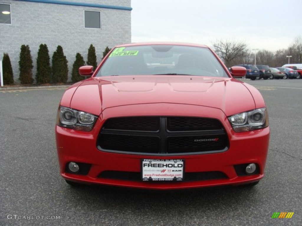 2013 Charger R/T Plus AWD - Redline 3 Coat Pearl / Black photo #2