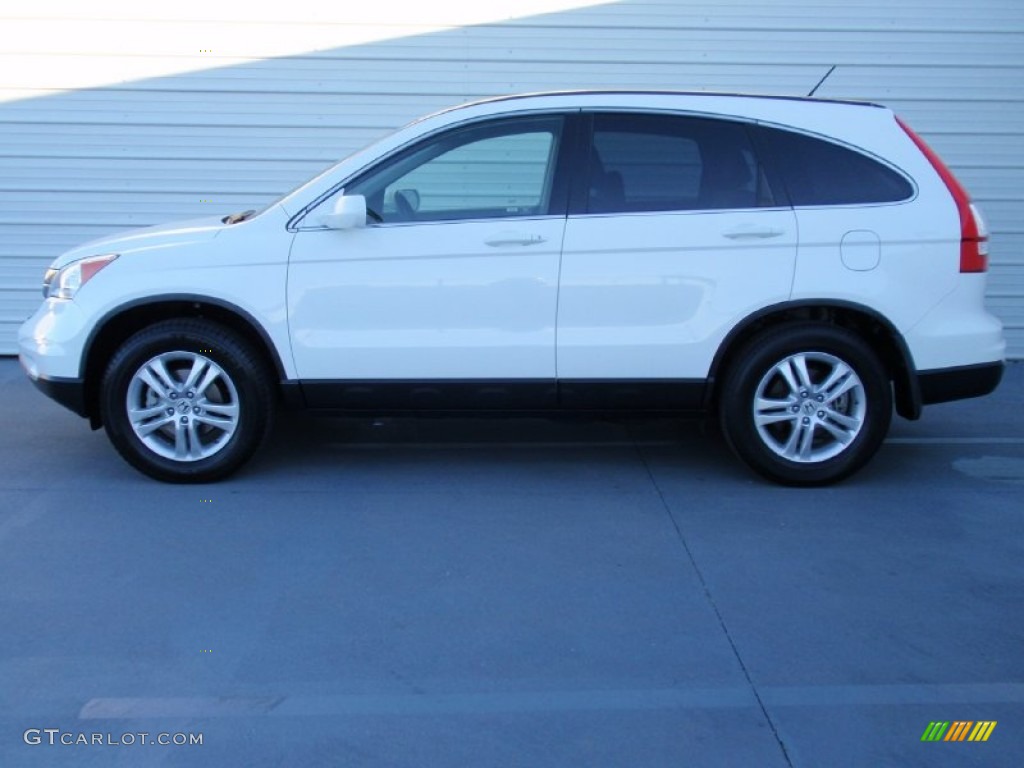 2011 CR-V EX-L - Taffeta White / Gray photo #6