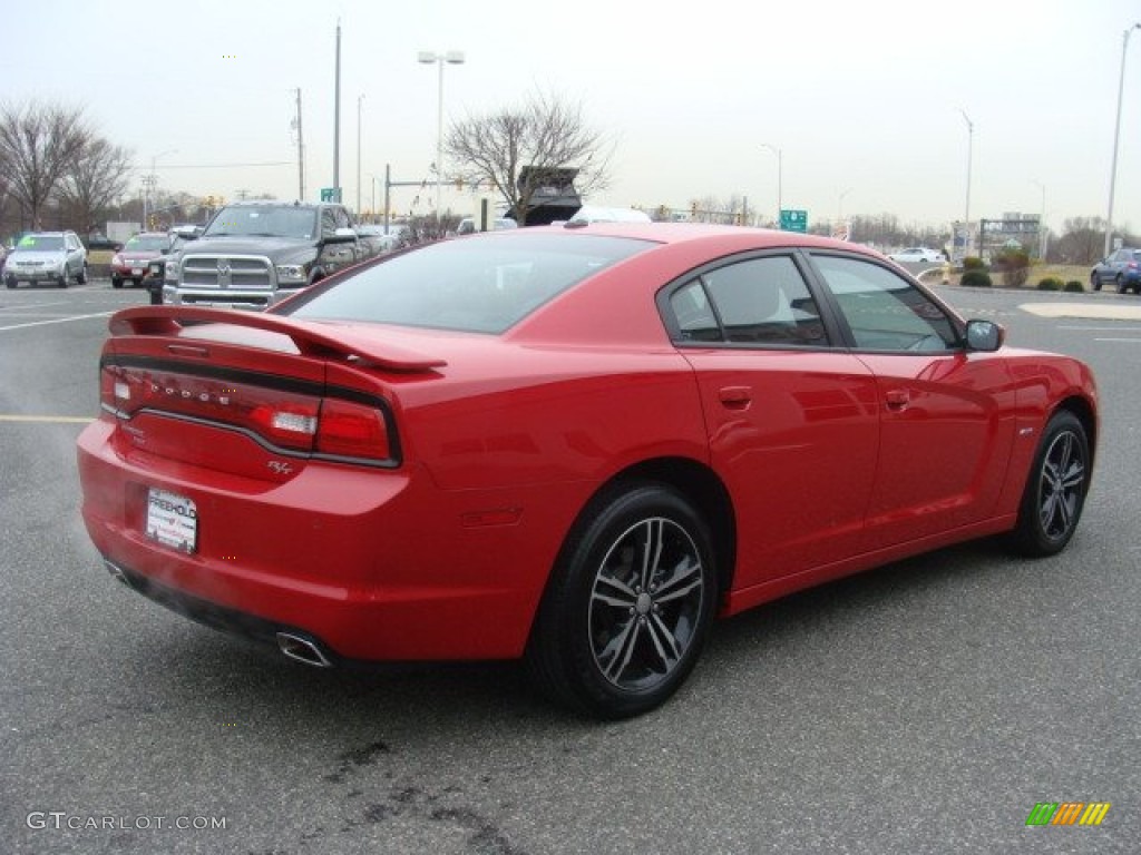 2013 Charger R/T Plus AWD - Redline 3 Coat Pearl / Black photo #4