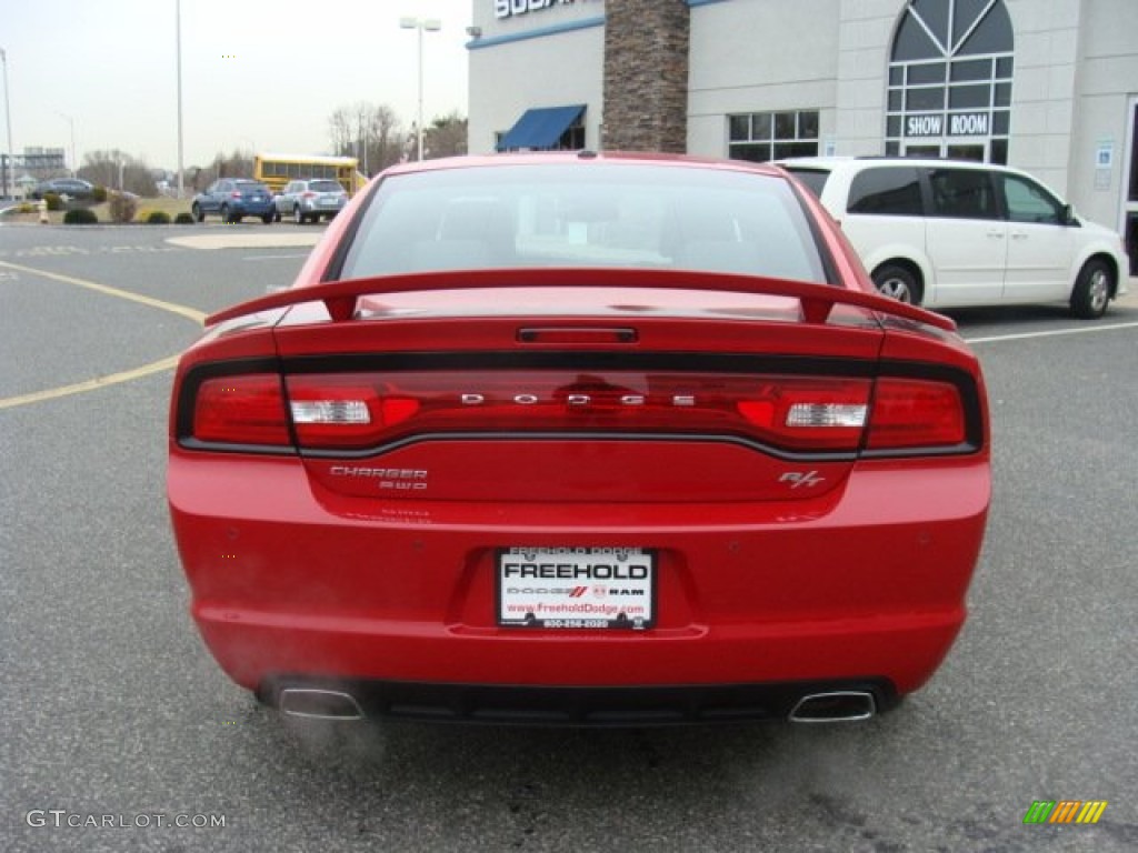 2013 Charger R/T Plus AWD - Redline 3 Coat Pearl / Black photo #5