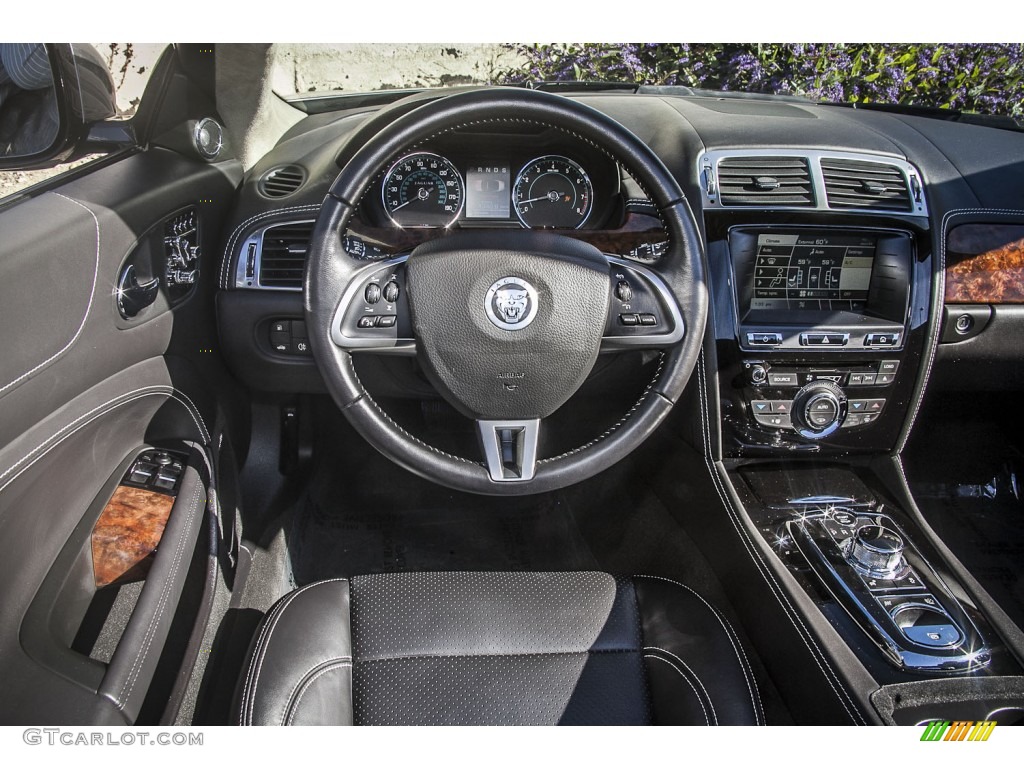 2012 Jaguar XK XK Convertible Warm Charcoal/Warm Charcoal Dashboard Photo #89927169