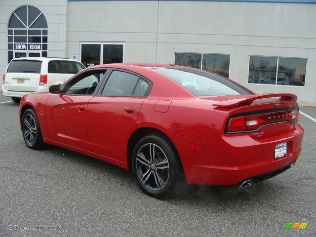 2013 Charger R/T Plus AWD - Redline 3 Coat Pearl / Black photo #7