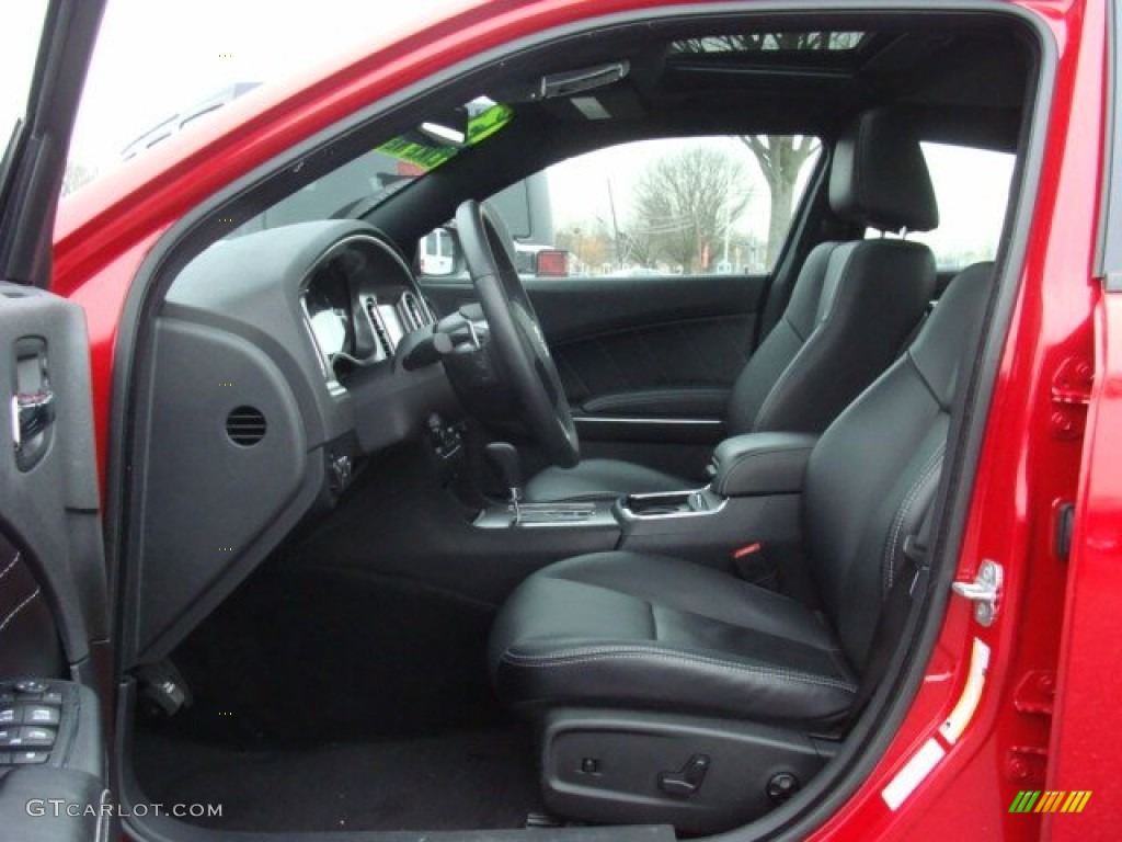 2013 Charger R/T Plus AWD - Redline 3 Coat Pearl / Black photo #14