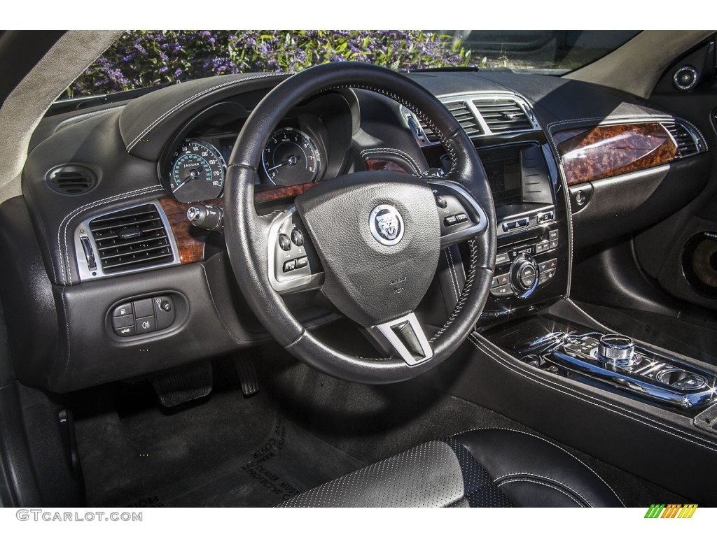 Warm Charcoal/Warm Charcoal Interior 2012 Jaguar XK XK Convertible Photo #89927682