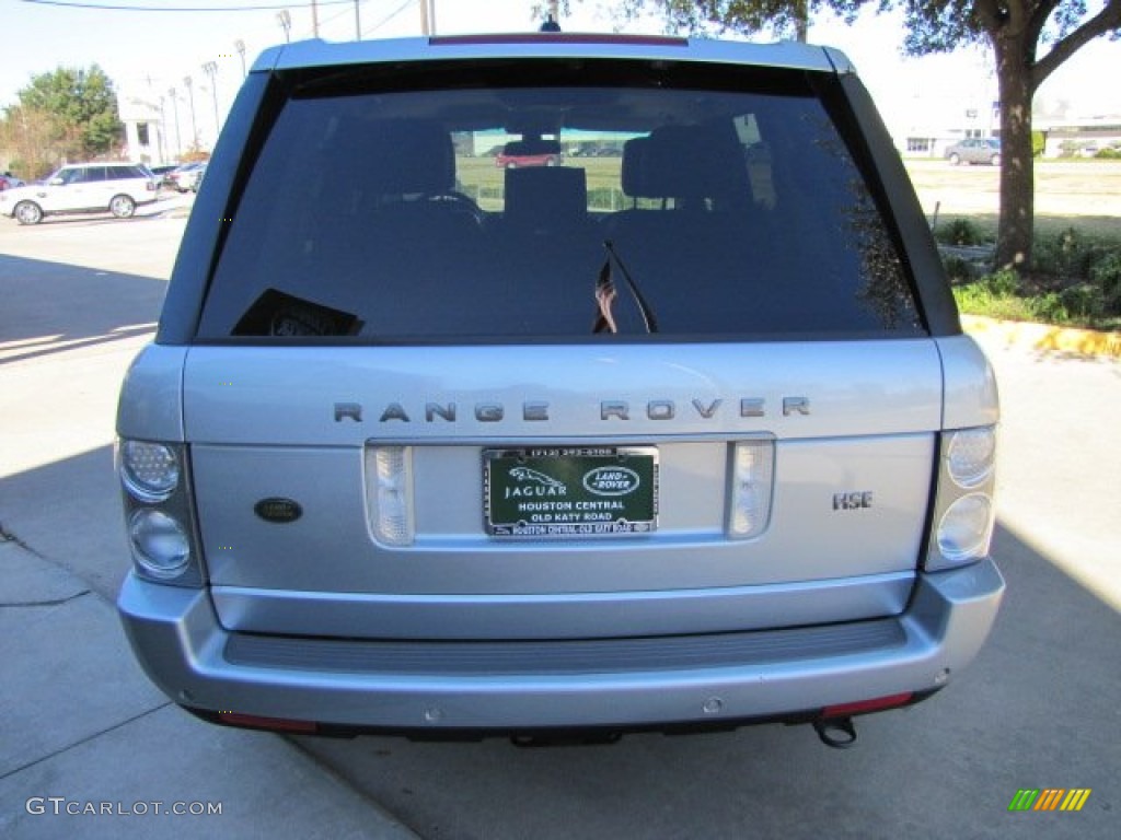 2007 Range Rover HSE - Zermatt Silver Metallic / Charcoal photo #9