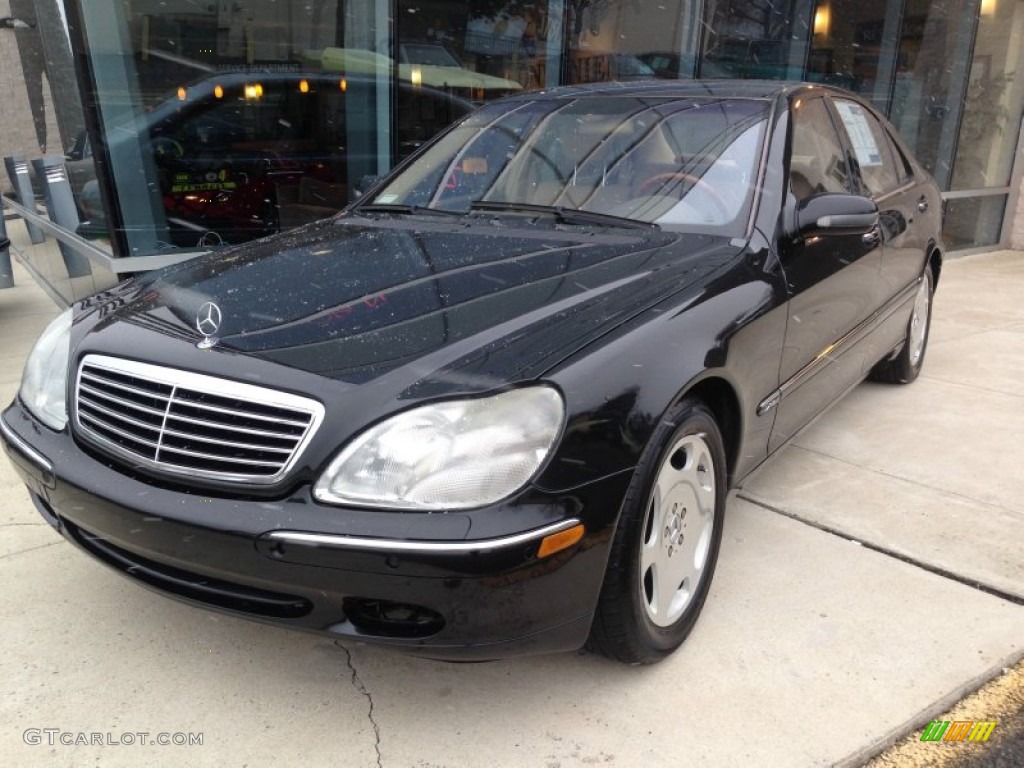 Black 2002 Mercedes-Benz S 600 Sedan Exterior Photo #89929134