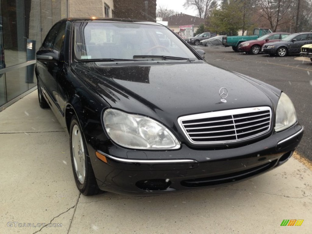Black 2002 Mercedes-Benz S 600 Sedan Exterior Photo #89929218