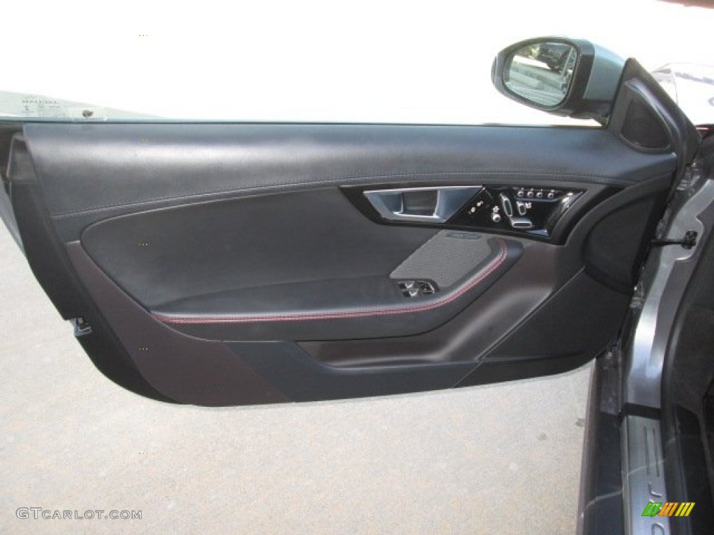 2014 Jaguar F-TYPE V8 S Jet Door Panel Photo #89930105