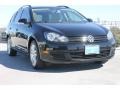 Black 2010 Volkswagen Jetta TDI SportWagen