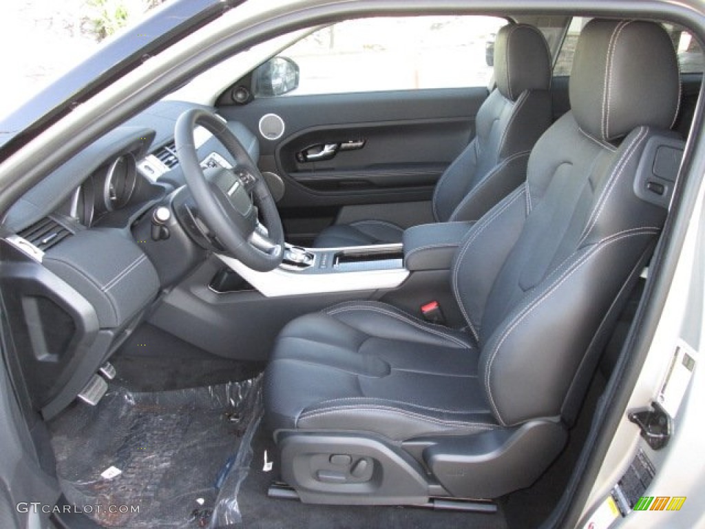 Dynamic Ebony/Cirrus Stitch Interior 2014 Land Rover Range Rover Evoque Dynamic Photo #89931246