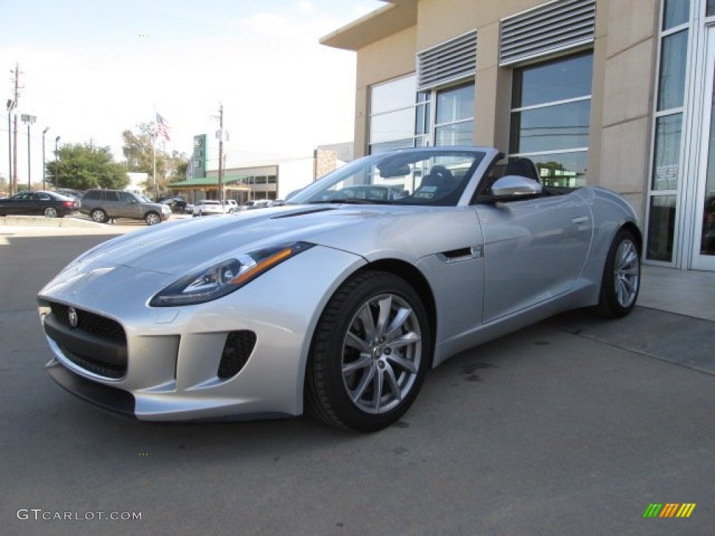 2014 F-TYPE  - Rhodium Silver Metallic / Jet photo #3