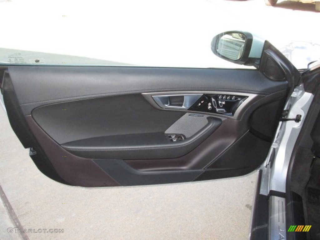 2014 Jaguar F-TYPE Standard F-TYPE Model Jet Door Panel Photo #89932275