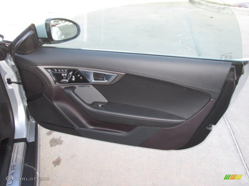 2014 Jaguar F-TYPE Standard F-TYPE Model Jet Door Panel Photo #89932293