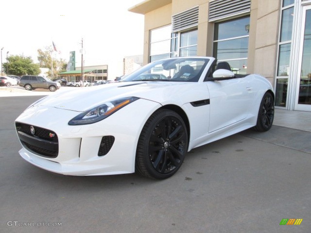 Polaris White 2014 Jaguar F-TYPE S Exterior Photo #89932890