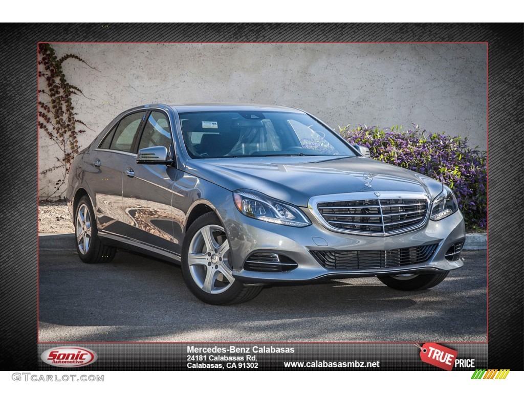 2014 E 350 Sedan - Paladium Silver Metallic / Black photo #1