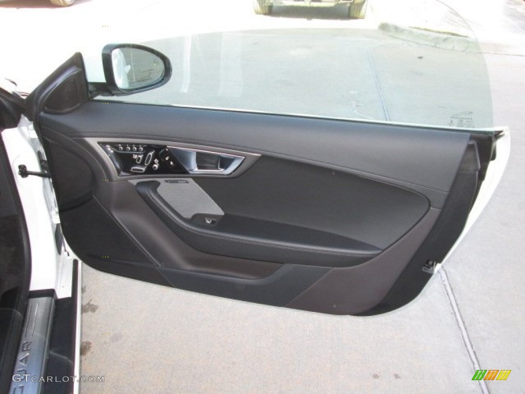 2014 Jaguar F-TYPE S Jet Door Panel Photo #89933079