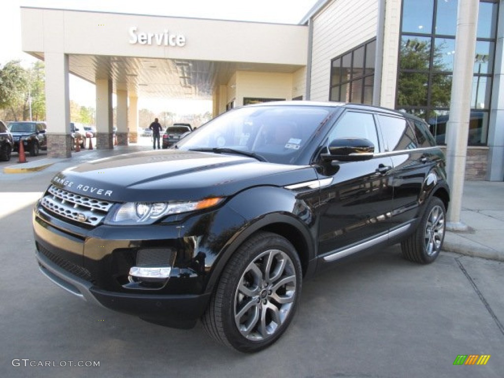 Santorini Black Metallic 2013 Land Rover Range Rover Evoque Prestige Exterior Photo #89933304