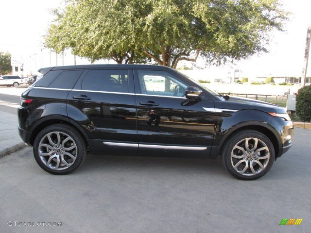 Santorini Black Metallic 2013 Land Rover Range Rover Evoque Prestige Exterior Photo #89933439