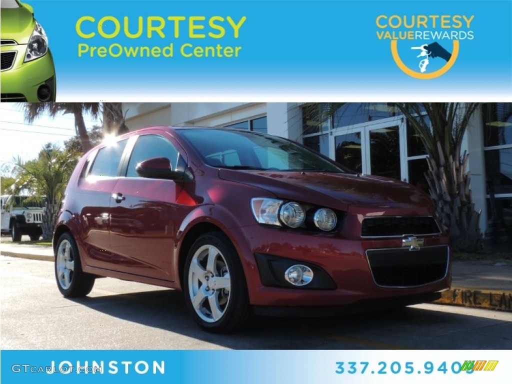 Crystal Red Tintcoat Chevrolet Sonic