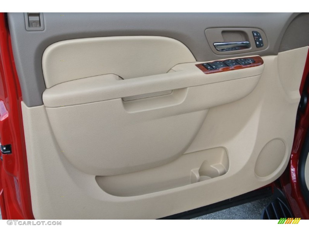 2013 Suburban LT 4x4 - Crystal Red Tintcoat / Light Cashmere/Dark Cashmere photo #10