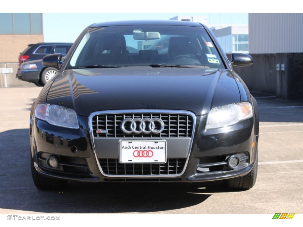 2008 A4 2.0T Special Edition Sedan - Brilliant Black / Black photo #2