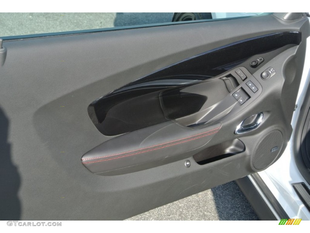 2014 Chevrolet Camaro ZL1 Coupe Black Door Panel Photo #89938566