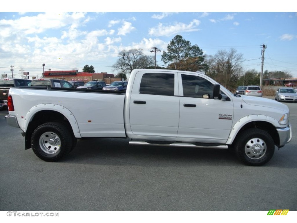 Bright White 2013 Ram 3500 Tradesman Crew Cab 4x4 Dually Exterior Photo #89939148