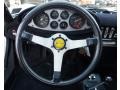 1974 Ferrari Dino Burgundy Interior Steering Wheel Photo