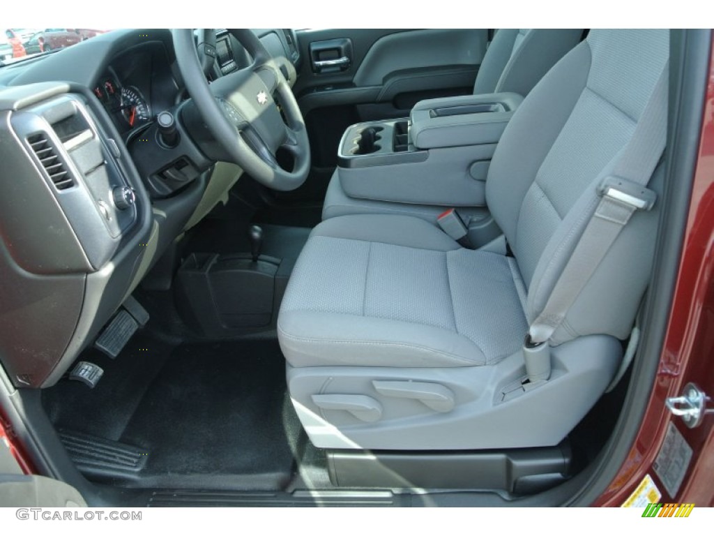 Jet Black/Dark Ash Interior 2014 Chevrolet Silverado 1500 WT Regular Cab 4x4 Photo #89939754