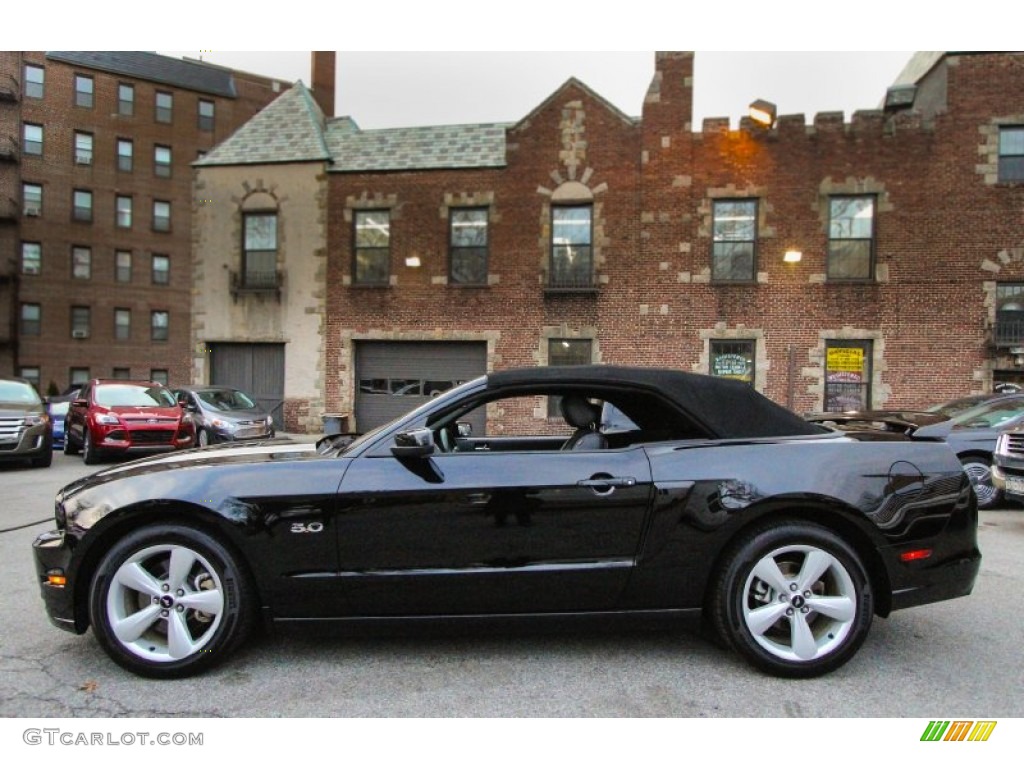 Black 2013 Ford Mustang GT Premium Convertible Exterior Photo #89940096