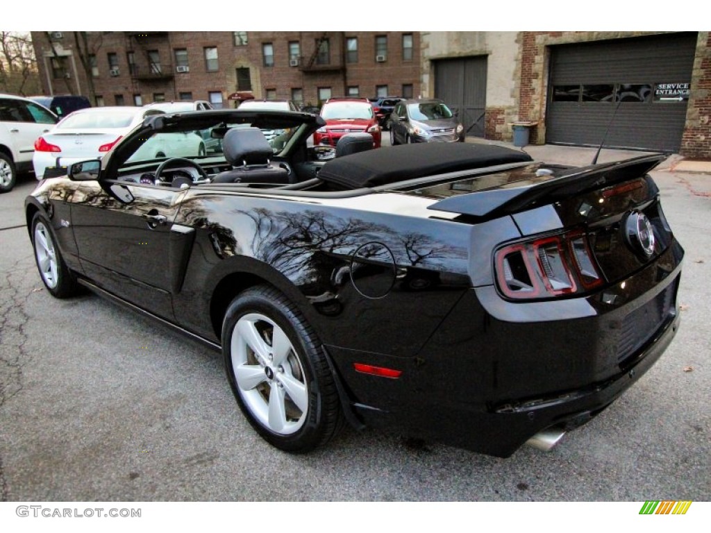 Black 2013 Ford Mustang GT Premium Convertible Exterior Photo #89940126