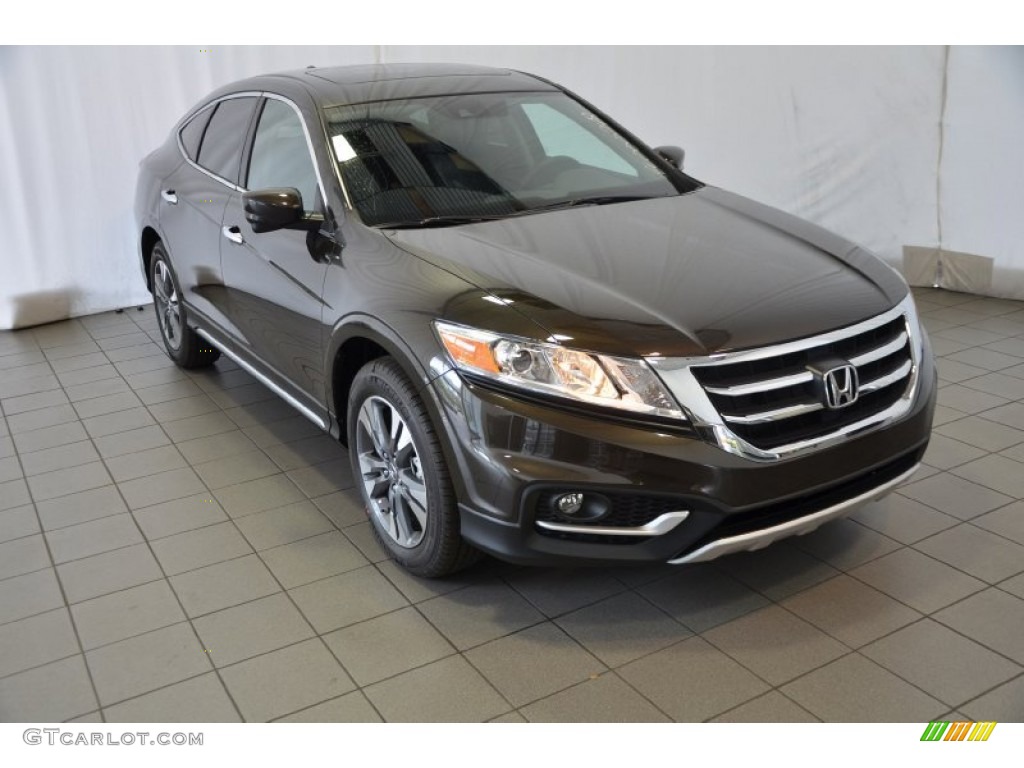 2014 Crosstour EX-L V6 - Kona Coffee Metallic / Black photo #1