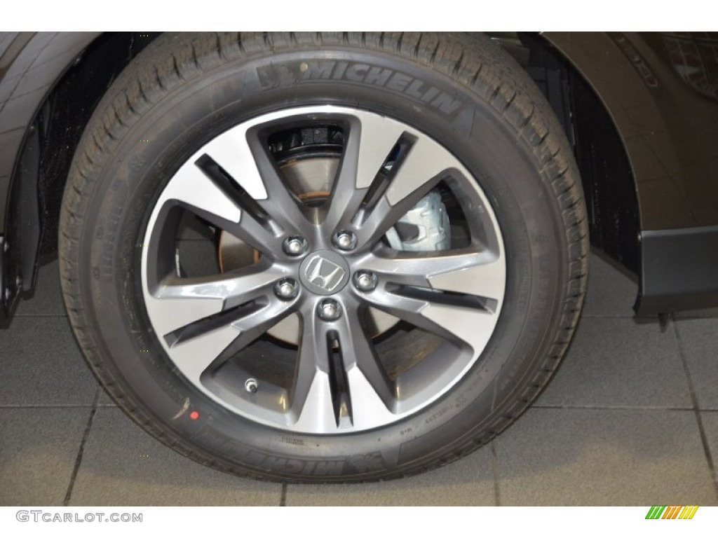 2014 Crosstour EX-L V6 - Kona Coffee Metallic / Black photo #3