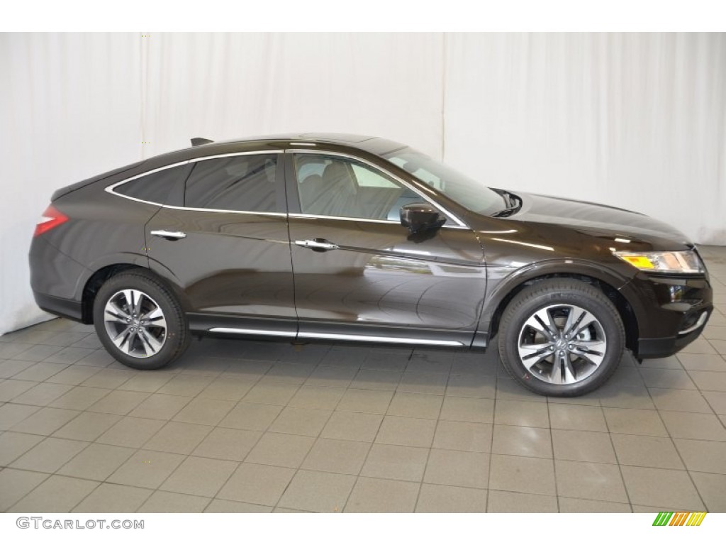 2014 Crosstour EX-L V6 - Kona Coffee Metallic / Black photo #5